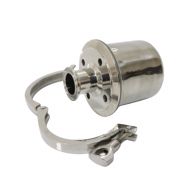 Sanitary Hygienic SS304 Air Release Valve with Tri-Clover Ends