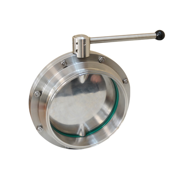 Stainless Steel Sanitary High Performance Light rotary powder butterfly valve