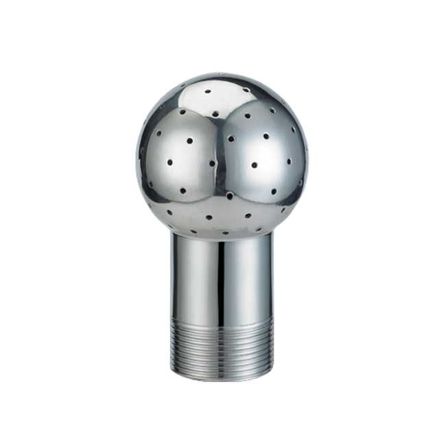 Stainless Steel Hygienic Welded Matte Fixed Cleaning Ball
