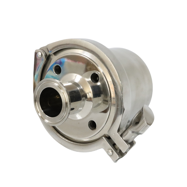 Stainless Steel SS316L Hygienic Air Release Valve with Tri-Clover Ends