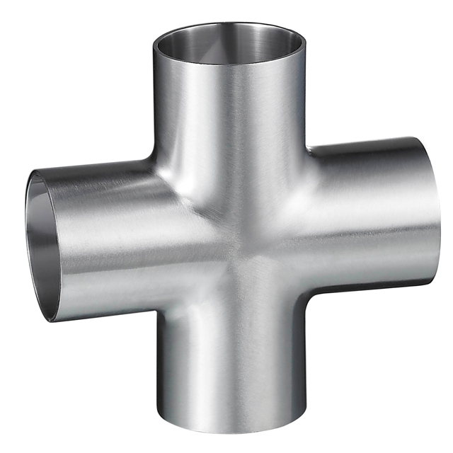 Stainless Steel Food Grade DIN11850 DIN JN-FT-20 1018 Pulled Cross for Food Processing