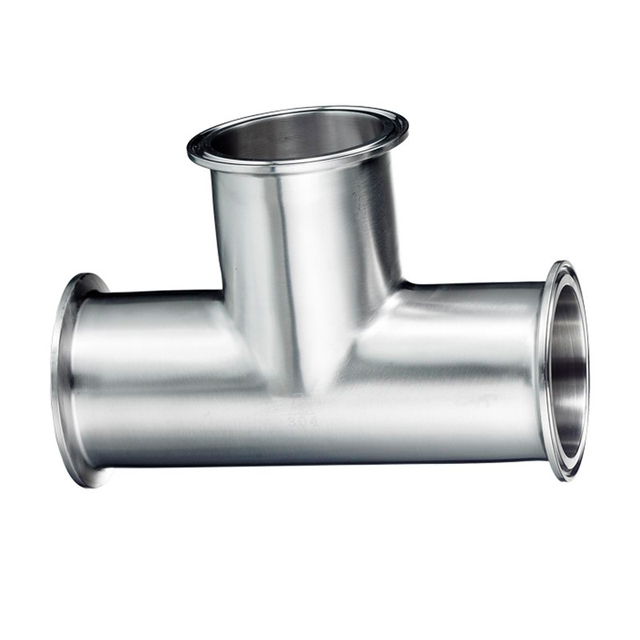 Stainless Steel Sanitary BS AS1528.3 Double Seagull Tee for Milk JN-FT-23 6013