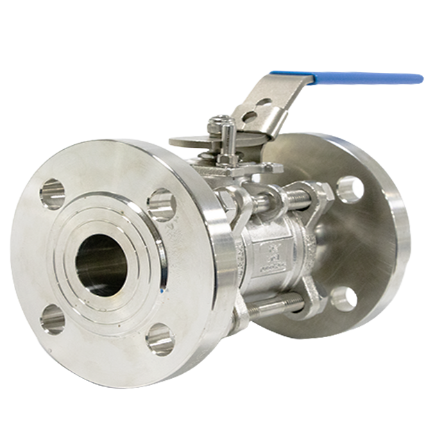 Non Retention Clamp End Two Way Handle Controled Ball Valve