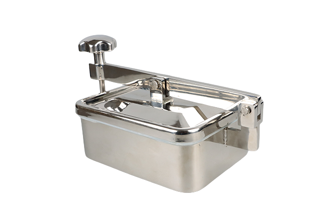 Stainless Steel DN600 Square Manhole Hand Hole Food-grade Rectangular Quick-open Mirror 