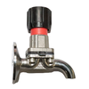 Stainless Steel Manual Tank Single Port Sampling Valve with Clamp End