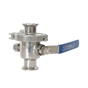 Sanitary Stainless Steel Manual Non-Retention Tri Clamp Knock-Down Ball Valve