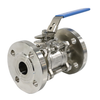 Non Retention Clamp End Two Way Handle Controled Ball Valve