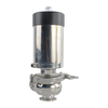 Stainless Steel Sanitary Single Seat Clamped Pneumatic Flow Diversion Valve with Positioner