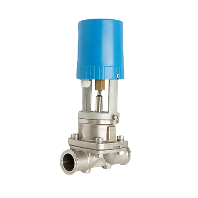 Sanitary Stainless Steel Electric Clamped Diaphragm Valve 