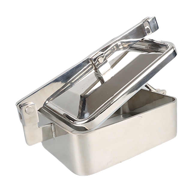 Stainless Steel DN600 Square Manhole Hand Hole Food-grade Rectangular Quick-open Mirror 