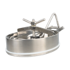 DN500 Elliptical Sanitary Stainless Steel Pressure Vessel Manhole SideSwing Cover 