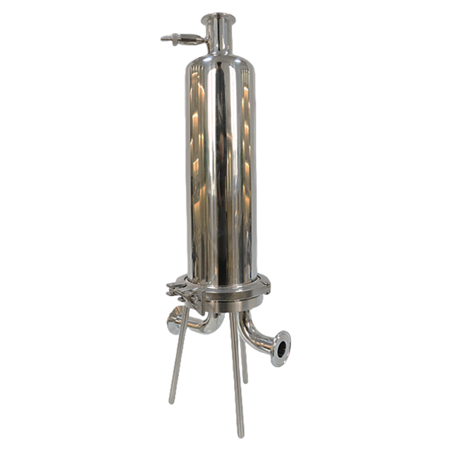  Stainless Steel Hygenic Clamped Micropore Filter Housing with Single Cartridge Filter