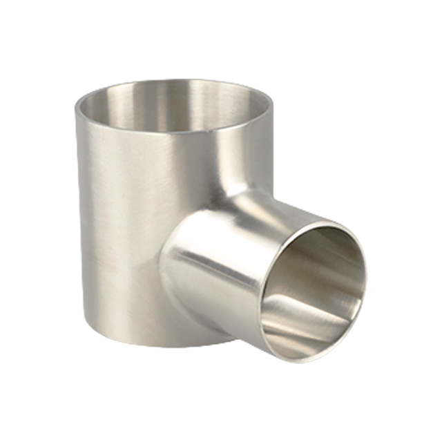 Stainless Steel Hygienic ISO L7WWW AS1528.3 Polished Three Way Tube Tee JN-FT-23 8007