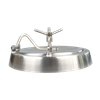 Sanitary DN400 Stainless Steel Oval Shadowless Eliptical Tank Manway