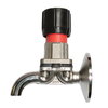 Stainless Steel Manual Tank Single Port Sampling Valve with Clamp End