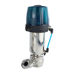 Stainless Steel Sterile Ultra Pure Pneumatic DiaphragmTank Bottom Valve with C-Top Head