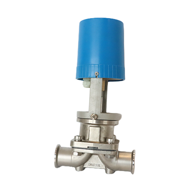 Sanitary Stainless Steel Electric Clamped Diaphragm Valve 