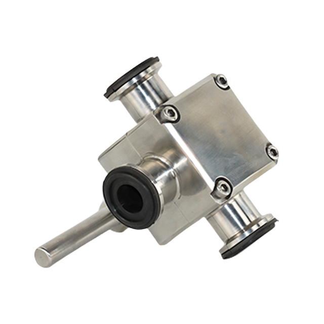 Sanitary Stainless Steel Manual Square Clamped Three-Way Ball Valve Ball Valve