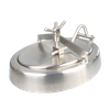 Hygienic DN800 Stainless Steel Shadowless Elliptical Manhole Cover Oval Side Manway for Fermenting Tank