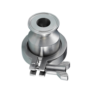 Stainless Steel Sanitary Precision Casting Piston Spring Loaded Check Valve 