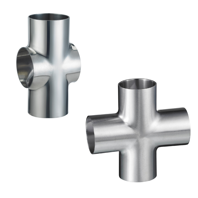 Stainless Steel Sanitary BPE JN-FT-20 7015 Straight Cross For Food Processing