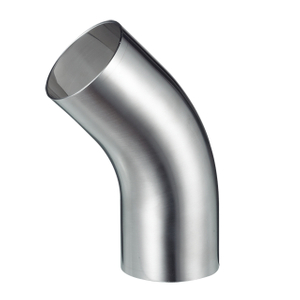 Stainless Steel 2KS BPE JN-FT-20 7001 45 Degree Welded Elbow with Straight Ends