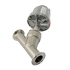 Stainless Steel Hygienic Pneumatic Angle Seat Valve with Metal Actuator