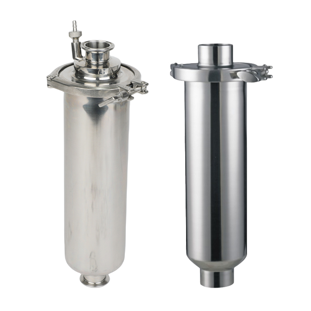 Stainless Steel Sanitary Single Core High Flow In Line Filter 