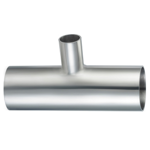 Stainless Steel Hygienic ISO L7WWW Polished Three Way Tube Tee JN-FT-23 8007