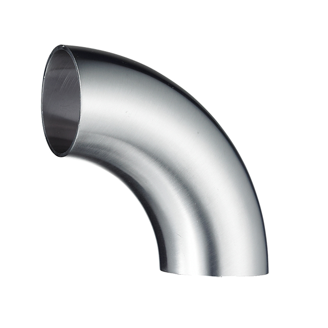 Stainless Steel Sanitary ISO BL2W 90 degree mandrel bend 