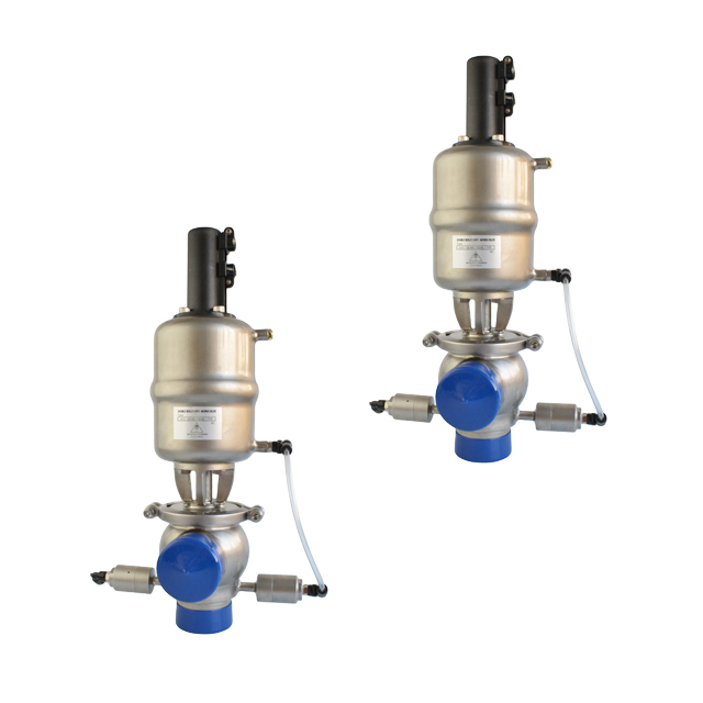 Stainless Steel Hygienic Double Seat Mixproof Valve for Beverage Processing