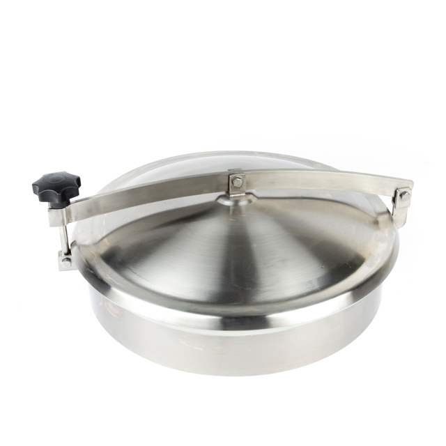 Stainless Steel Round Pressureless Autoclave Manhole with Single Cross Arm