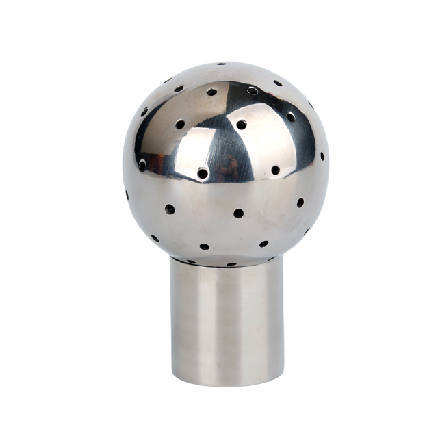 Stainless Steel Sanitary Weld Fixed Cleaning Ball with Bolt Pin