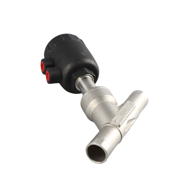 SS316L Customizable Two Way Clamp Angle Seat Valve