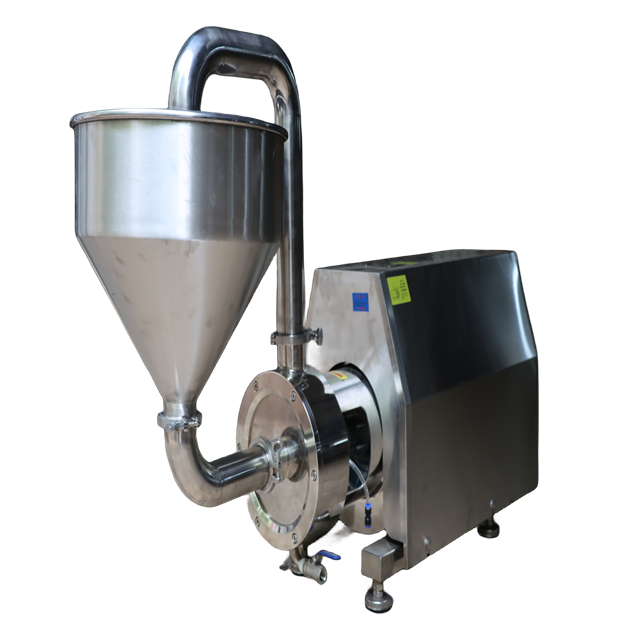 Stainless Steel Food Grade Single Stator Rotor High Shear Mixer Inline Liquid Blender Pumps with Trolley