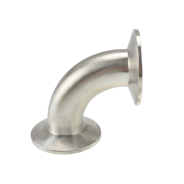 Stainless Steel Food Grade SMS JN-FT-20 2004 90° Extremely Short Welded Elbow