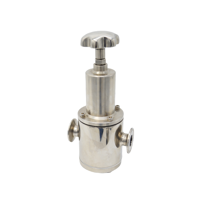 Stainless Steel High Purity Tri-Clamp Pressure Reducing Valve for Water