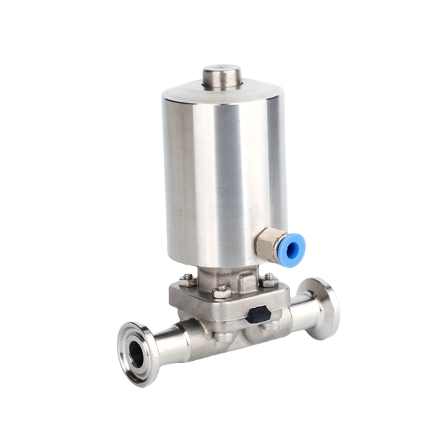 SS316L Stainless Steel Clamp Pneumatic Sanitary Diaphragm Valve