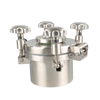 Stainless Steel Non Dead Angle DN500 Pressure Round Viewing Glass Storage Beer Tank