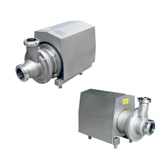Stainless Steel Sanitary Self-Priming Pump with Open Impeller for Milk 