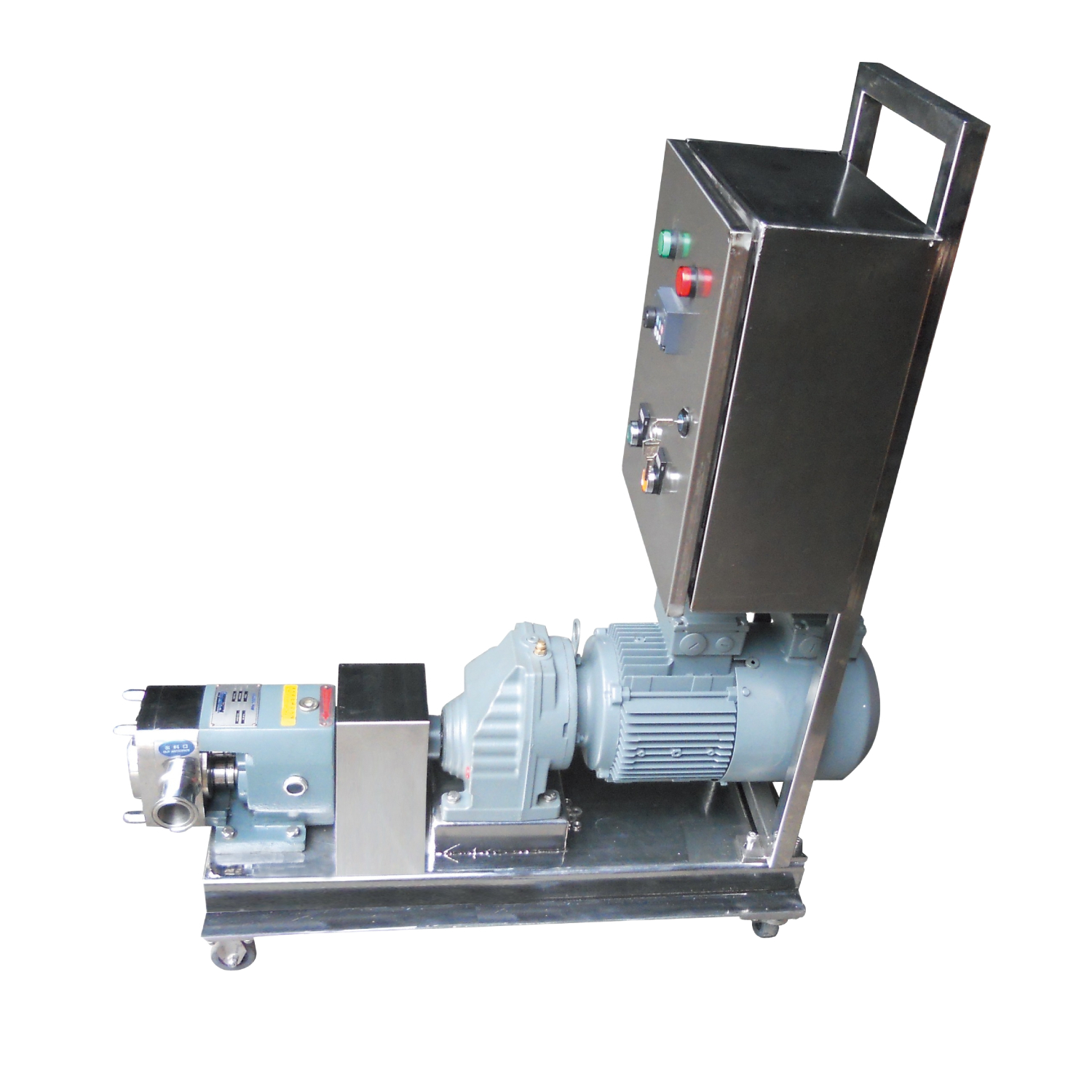 Stainless Steel 316L Sanitary Vertical 0.55kw Positive Displacement with Stepless Speed Variator