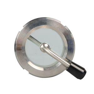 Stainless Steel Transparent Flat Sight Glass with Scrapper