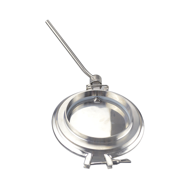 Stainless Steel Sanitary ANSI Light rotary powder butterfly valve
