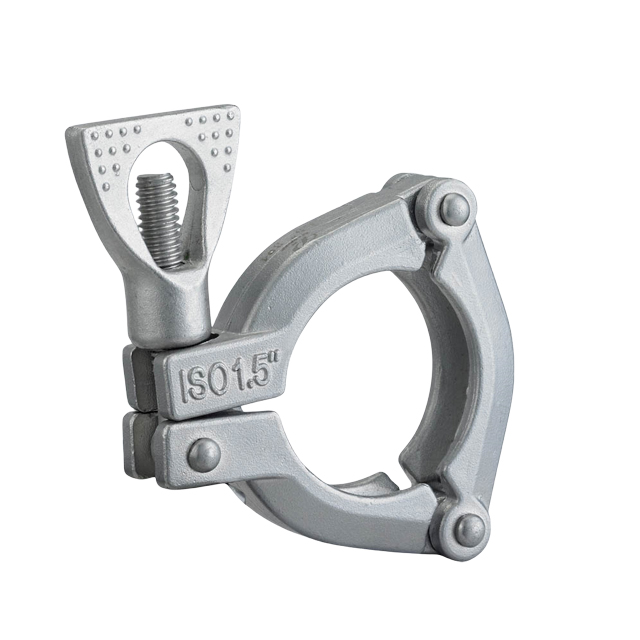 Stainless Steel ODM Adjustable Tri Clover Clamps with Wing Nut