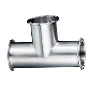 Stainless Steel Sanitary 3A-7RMP Quick Clamp Pipe Fittings Tee 