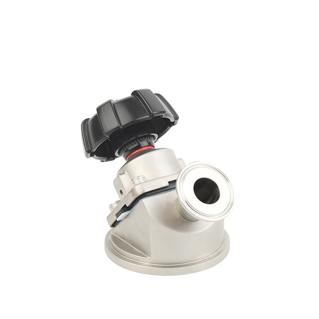 Food Grade SS316L Top quality Female ISO Tank Outlet Diaphragm Valve