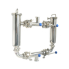 Stainless Steel High Pressure Food Grade Double Duplex Duplex Pipeline Filter for Water Purifier