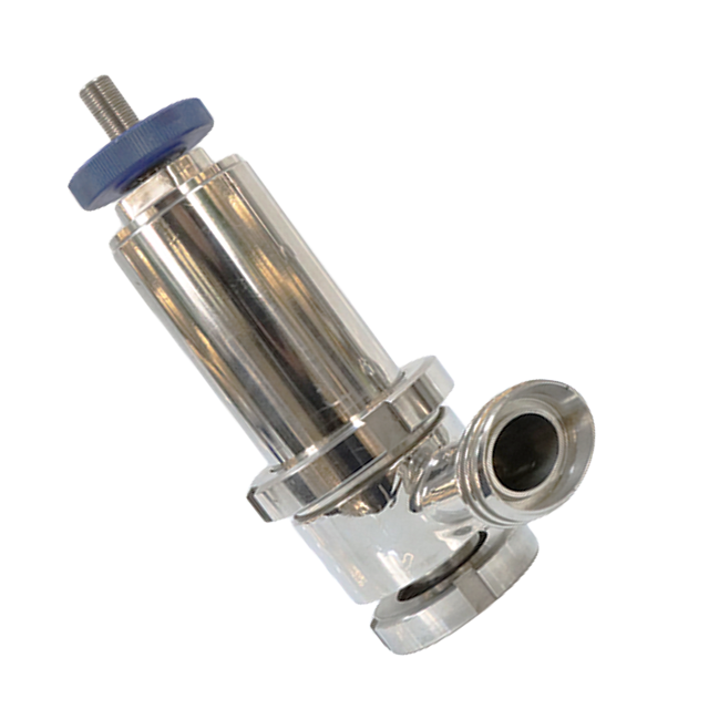 Sanitary Stainless Steel Relief Tank Rebreather Valve with Manual Seat Lift