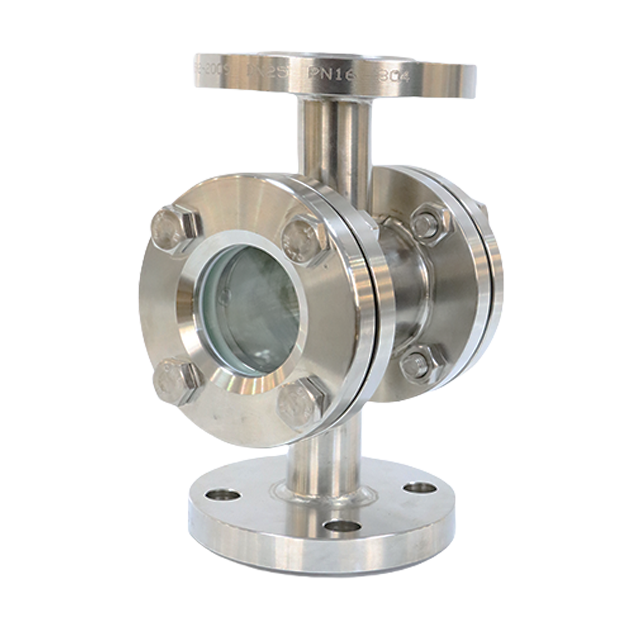 Hygenic Stainless Steel High Temperature Pipeline Flange Sight Glass 