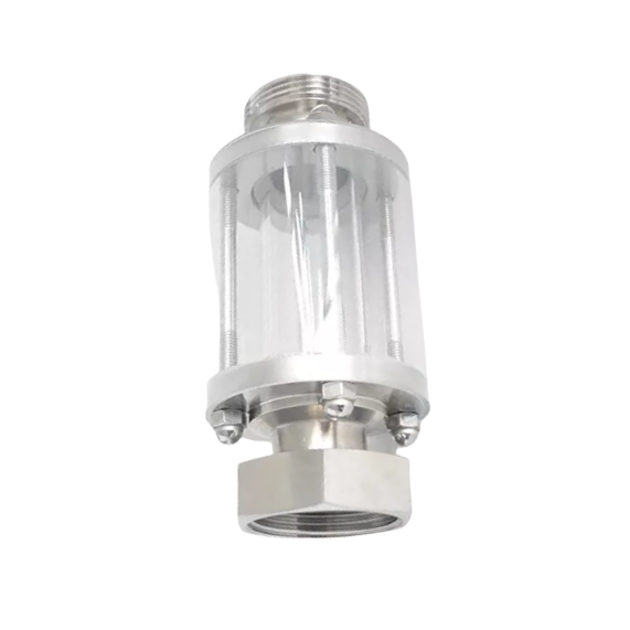 Sanitary Stainless Steel Male-Female Threaded Tubular Direct Sight Glass